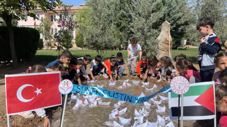 Adıyaman Sümer Anaokulundan Filistin’e Destek
