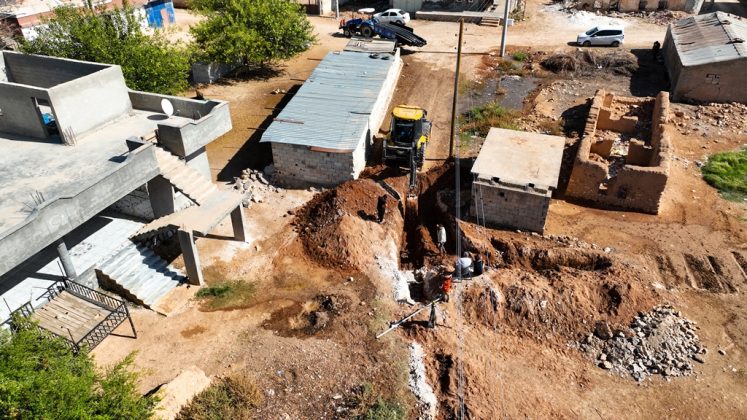 Harran’da Kırsal Oğulcuk Mahallesi’nde Altyapı Çalışmaları Başladı