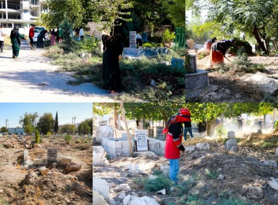 Harran’da Mezarlıklar Yabani Otlardan Temizleniyor