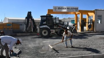 Siverek Belediyesi üstyapı çalışmalarını sürdürüyor