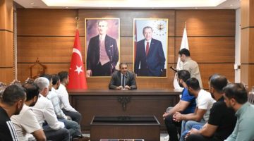 Umuda açılan kapıdan girenler Vali Şıldak ile görüştü