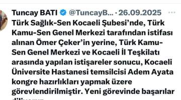 Başarılı Başkan Ömer Çeker’i Genel Merkez Görevden Aldı !