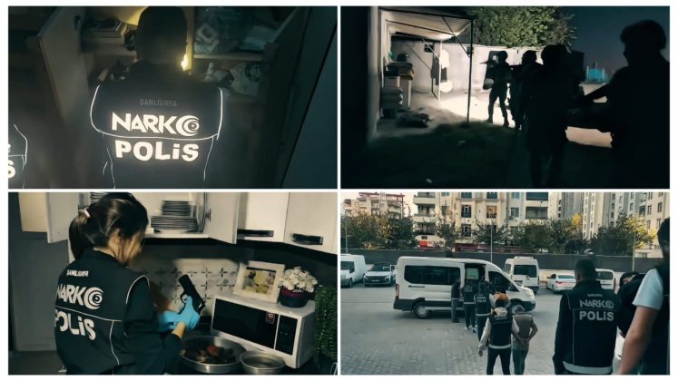Şanlıurfa’da Uyuşturucu Operasyonu: 14 Şüpheli Tutuklandı