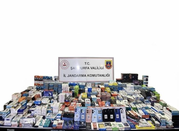 Şanlıurfa’da kaçak elektronik eşya operasyonu düzenlendi
