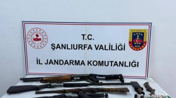 Şanlıurfa’nın iki ilçesinde silah operasyonu