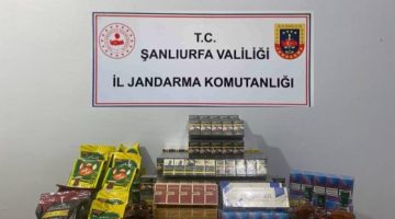 Şanlıurfa’da Gümrük Kaçağı Tütün ve Alkol Operasyonu