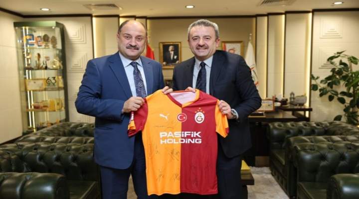 Başkan Gülpınar’a Galatasaray’dan sürpriz ziyaret