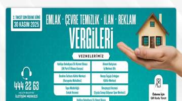 Haliliye Belediyesi: 2’nci taksit ödemelerinde son gün 30 Kasım