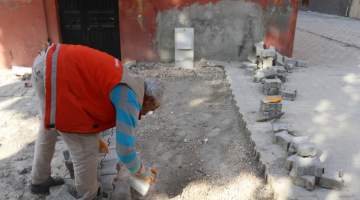 Haliliye Belediyesi, Yavuz Selim Mahallesi’nde üst yapı çalışmalarını sürdürüyor