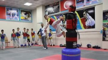 Haliliye’de kış SporOkullarında Tekvando heyecanı