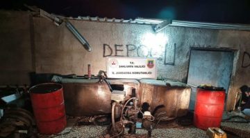 Şanlıurfa’nın Akçakale ilçesinde Kaçak Akaryakıt Operasyonu