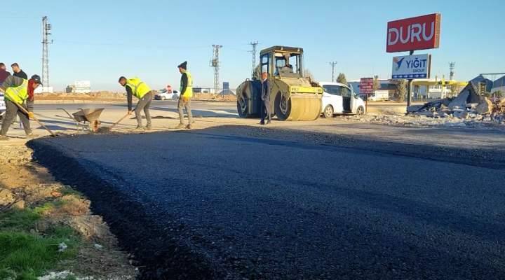 Akçamescit’te Asfalt Yol Çalışması Tamamlandı