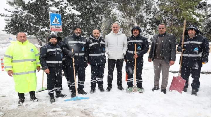 Başkan Mehmet Kuş: Kar Yağışını Sevinçle Karşıladık