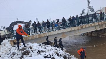 Harran ilçesinde Sulama Kanalına Araç Düştü