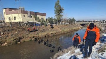 Kanalda kaybolan vatandaşı arama çalışması sürüyor