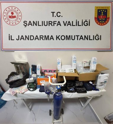Şanlıurfa’da Kaçak Sağlık Merkezine Jandarma Baskını