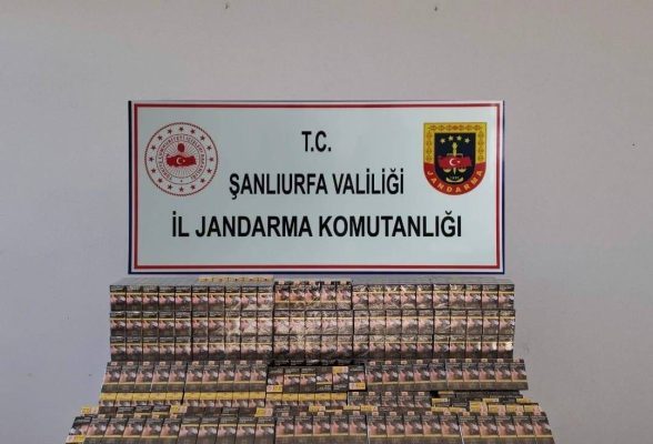 Şanlıurfa’da Gümrük Kaçağı Sigara ve Çay Operasyonu