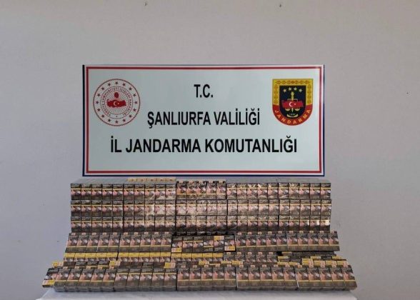 Şanlıurfa’da Gümrük Kaçağı Sigara ve Çay Operasyonu