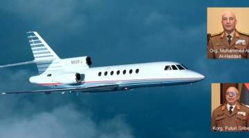 Libyalı komutanları taşıyan uçak Ankara’da düştü