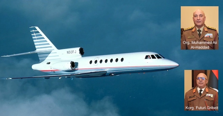 Libyalı komutanları taşıyan uçak Ankara’da düştü