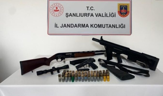Şanlıurfa’da jandarmadan silah operasyonu