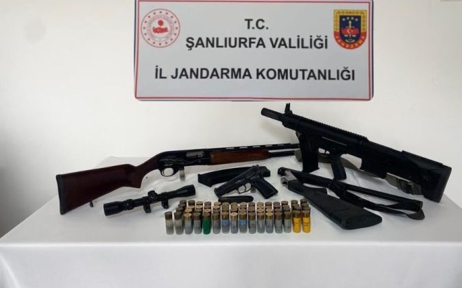 Şanlıurfa’da jandarmadan silah operasyonu