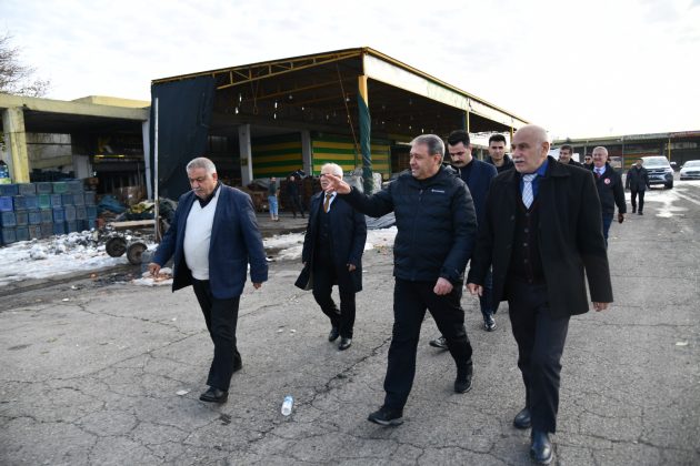 Vali Hasan Şıldak’tan esnafa geçmiş olsun ziyareti