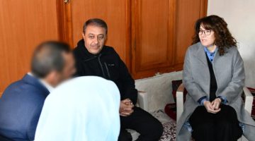 Vali Şıldak, Umuda Kapı Açanları evlerinde ziyaret etti