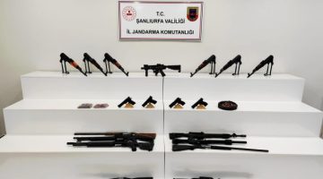 Şanlıurfa’da adeta cephanelik ele geçirildi