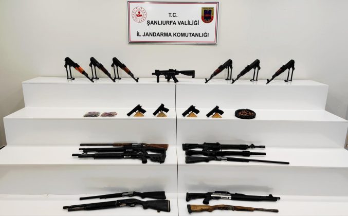 Şanlıurfa’da adeta cephanelik ele geçirildi