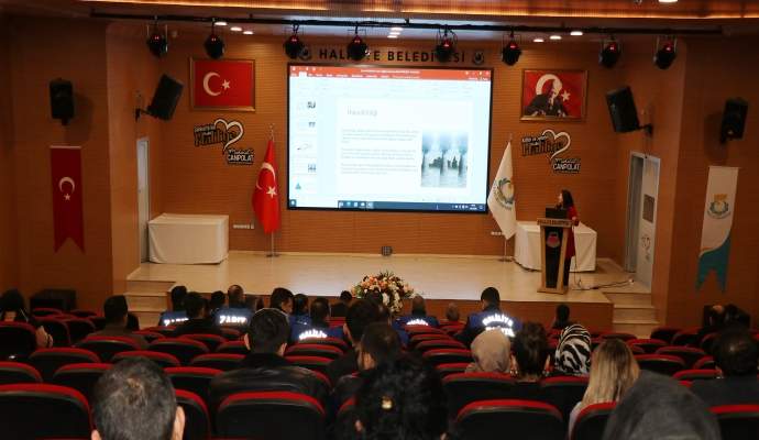 Haliliye Belediyesi personeline çevre sağlığı eğitimi