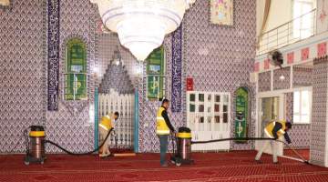 Haliliye’de Ramazan öncesi camilerde temizlik seferberliği
