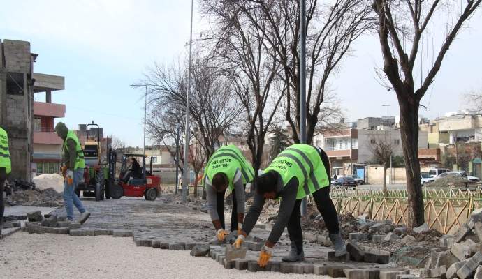 Haliliye’de üst yapı çalışmaları devam ediyor