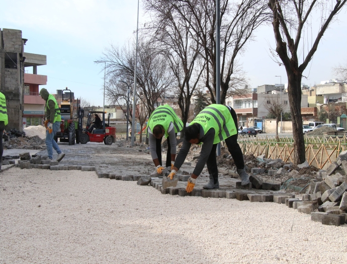 Haliliye’de üst yapı çalışmaları devam ediyor