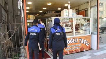 Haliliye Belediyesi’nden tatlıcılara Ramazan denetimi