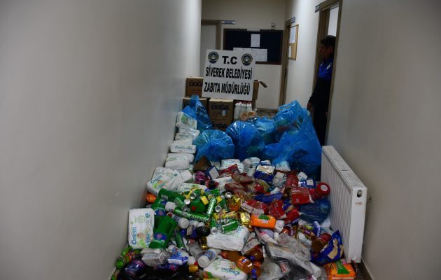 Siverek’te denetimlerde tespit edilen 5 ton bozuk ürün imha edildi