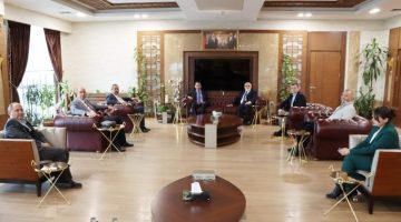 GAP BKİ Başkanı Dr.Hasan Maral ve Beraberindeki Heyetten Başkan Kaya’ya Ziyaret