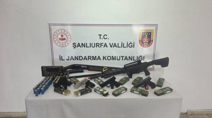 Şanlıurfa’da Ruhsatsız Silah Operasyonu
