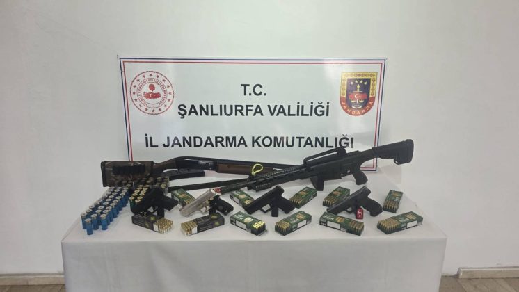 Şanlıurfa’da Ruhsatsız Silah Operasyonu