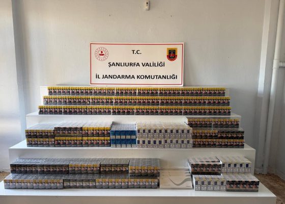 Şanlıurfa’da gümrük kaçağı tütün ve sigara operasyonu