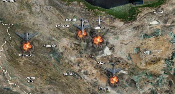 Hedef liderler ve askeri tesisler