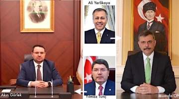 Akın Gürlek Adalet, Mustafa Çitçi İçişleri Bakanı oldu
