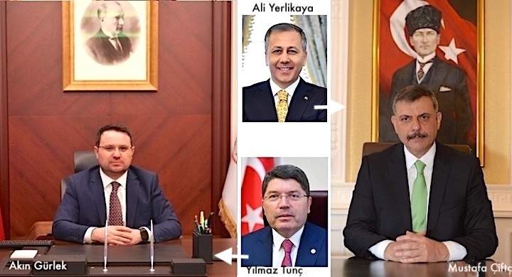 Akın Gürlek Adalet, Mustafa Çitçi İçişleri Bakanı oldu