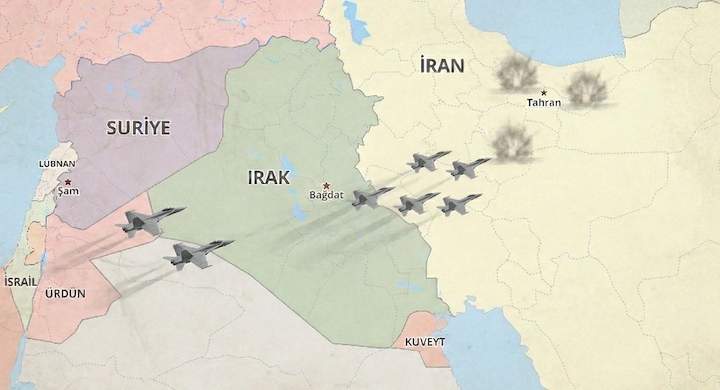 İran’a yönelik saldırı başladı