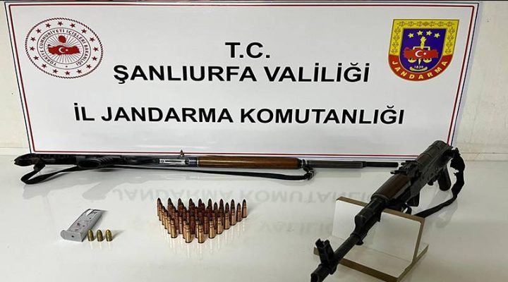 Şanlıurfa’da Ruhsatsız Silah Operasyonu