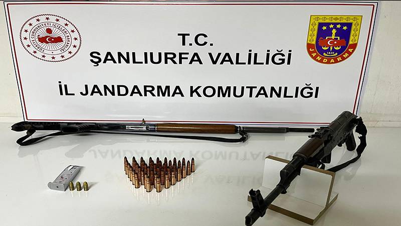 Şanlıurfa’da Ruhsatsız Silah Operasyonu