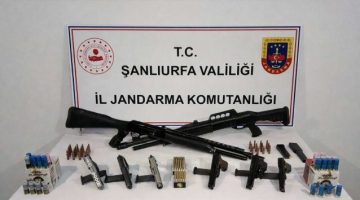 Urfa’nın Akçakale ilçesinde ruhsatsız silah operasyonu