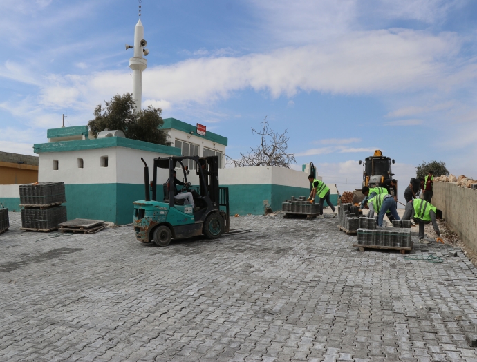 Haliliye Belediyesi’nden merkez ve kırsalda yoğun mesai