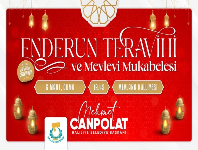 Enderun usulü teravih geleneği Haliliye’de yaşatılacak