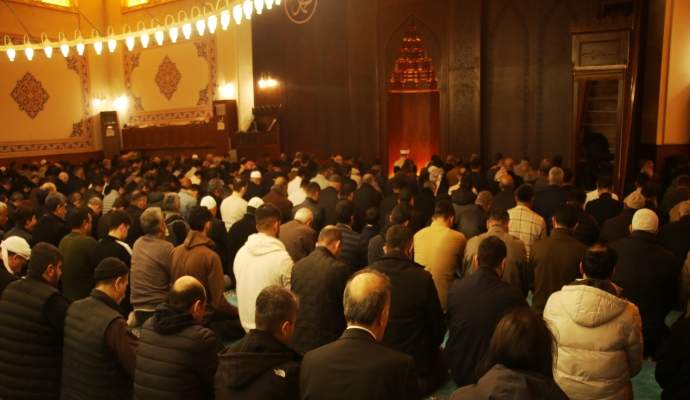 Haliliye’de Enderun usulü Teravih namazı geleneği yaşatıldı